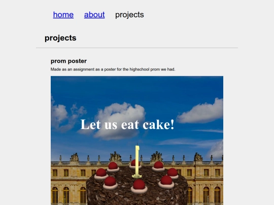 projects screenshot