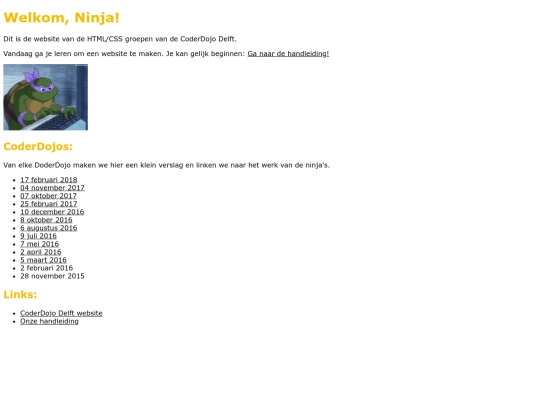 index screenshot