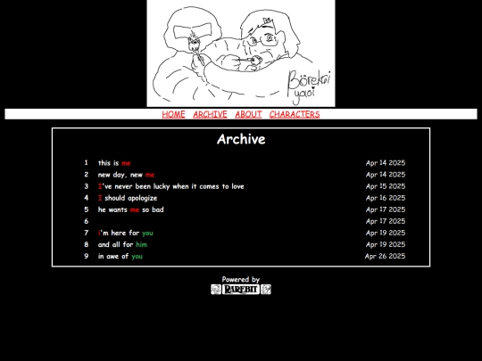 archive screenshot