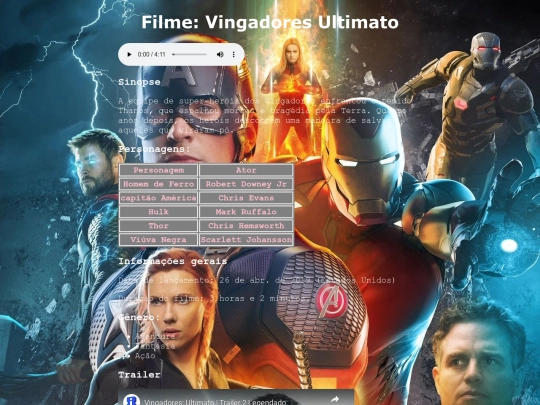 luci/exerciciosvingadores screenshot