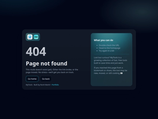 not_found screenshot