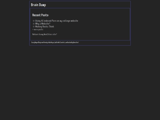 blog screenshot