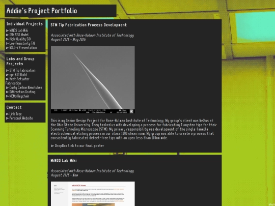 projects/portfolio screenshot
