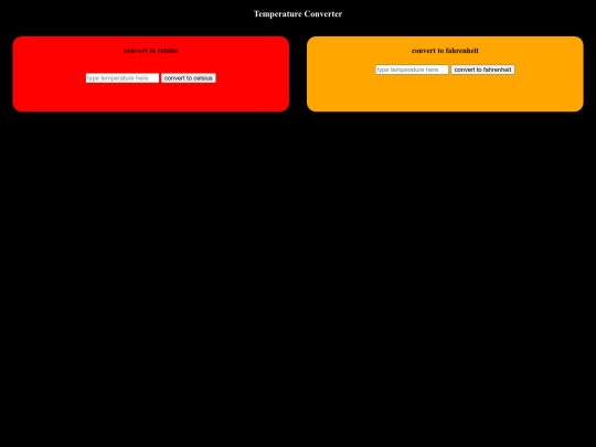 temperatureconverter screenshot