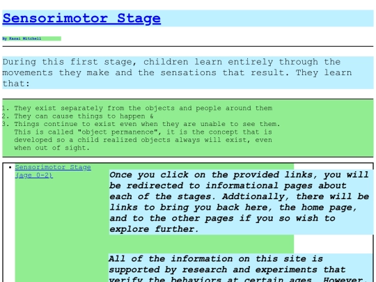 sensorimotor screenshot