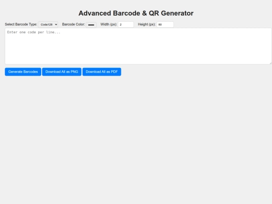 barcode screenshot