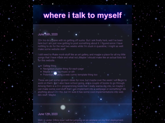 blog screenshot