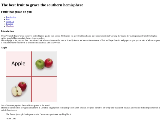 site screenshot
