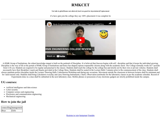 rmkcet screenshot