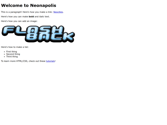 index screenshot