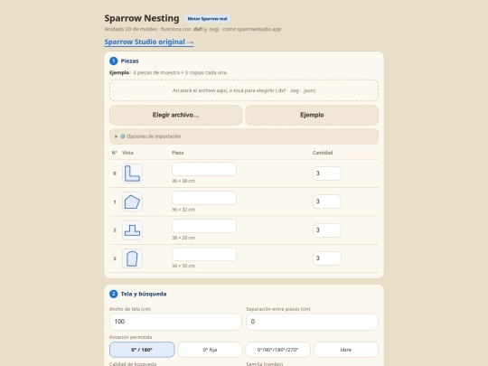 nesting screenshot