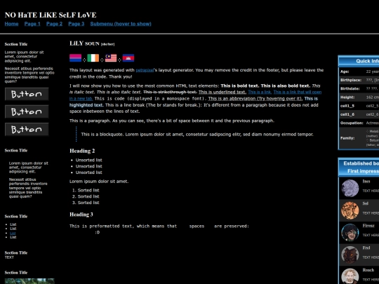 cast/lily screenshot