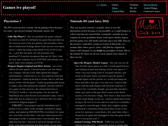 games screenshot