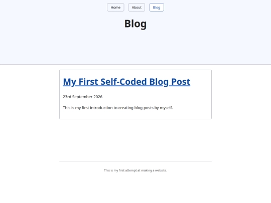 blog screenshot