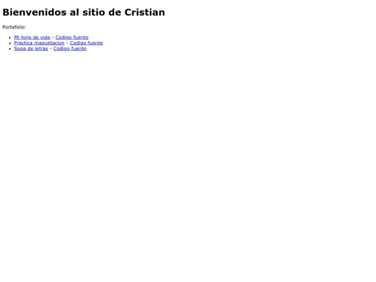 index screenshot