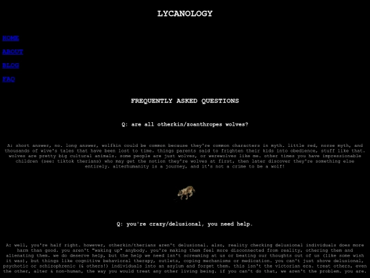 faq screenshot