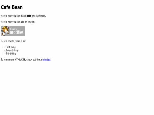 index screenshot