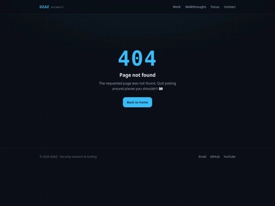 not_found screenshot