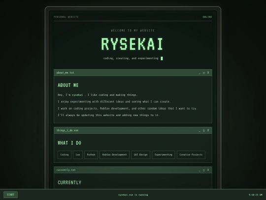 index screenshot