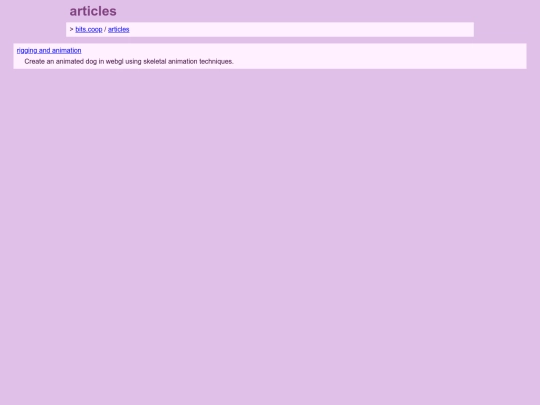 articles screenshot