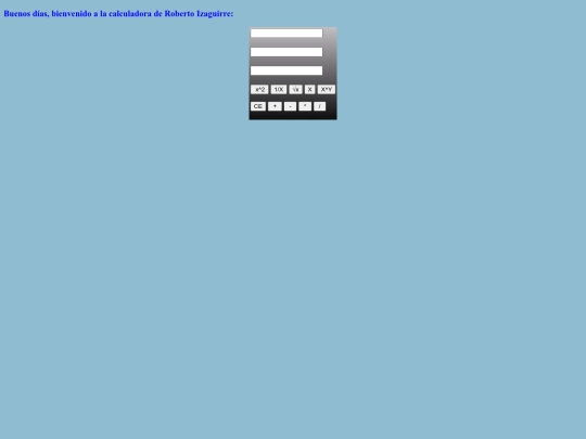 Calculadora screenshot