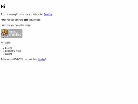 index screenshot