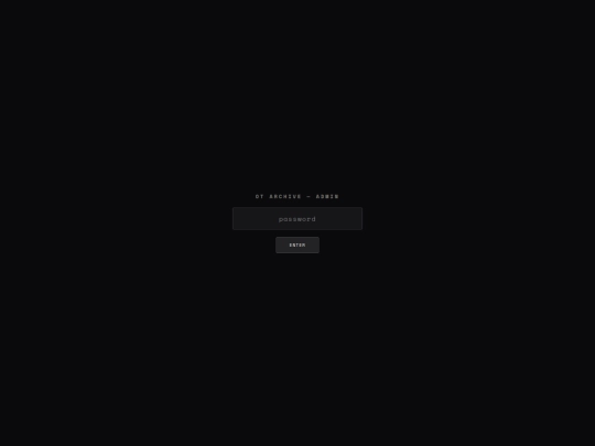 admin screenshot