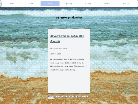 blog/category/dyeing screenshot
