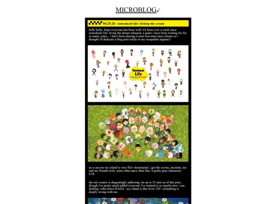 blog screenshot