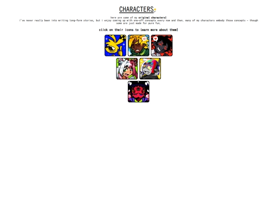 characters screenshot