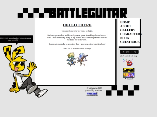 homepage screenshot
