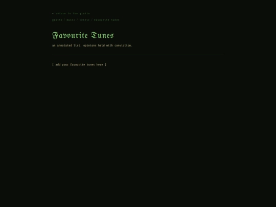 music-celtic-tunes screenshot