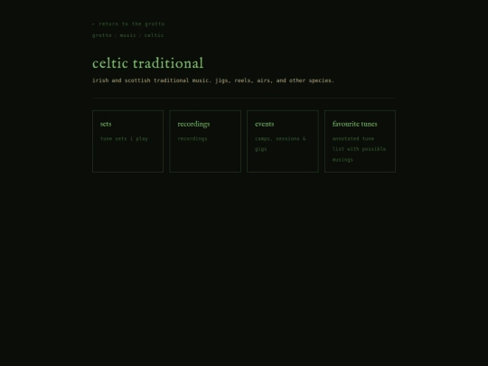 music-celtic screenshot