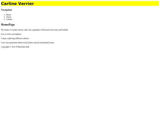 index screenshot