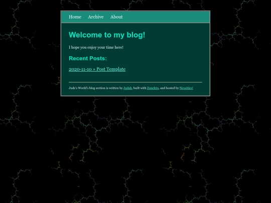 blog screenshot