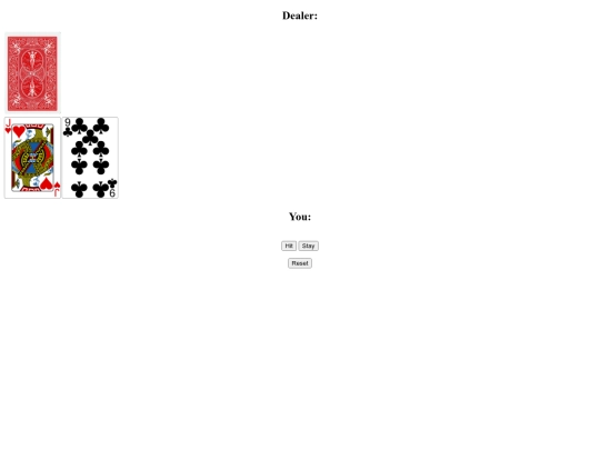 script/blackjack/blackjack screenshot