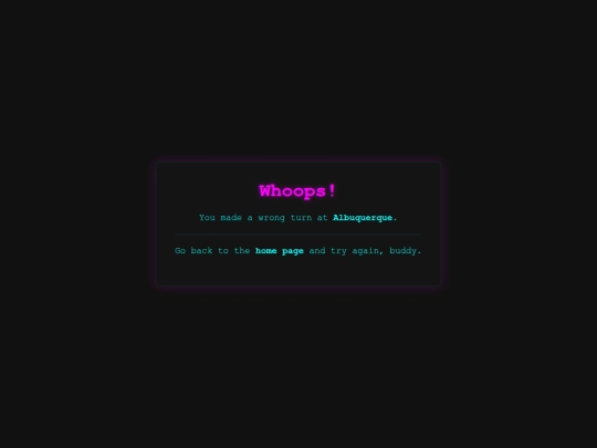 not_found screenshot
