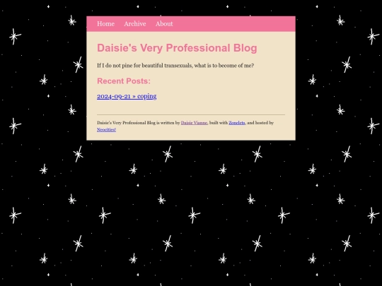 blog screenshot