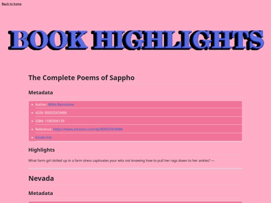books screenshot