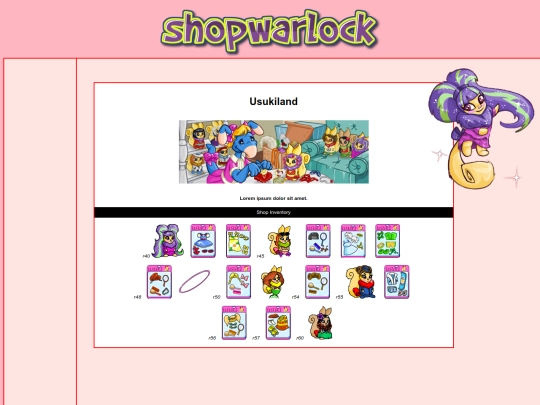 neopets/shopwarlock screenshot