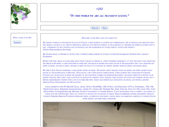 Testsite screenshot