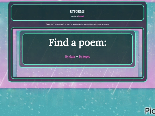 creative/poems screenshot