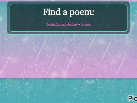 creative/poems/findapoem screenshot