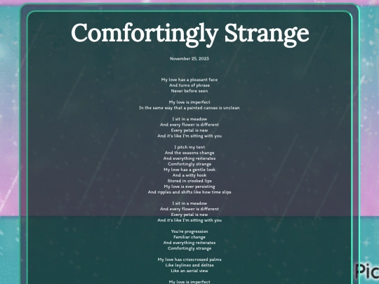 creative/poems/poem/comfortinglystrange screenshot