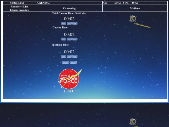DISEC-Space screenshot