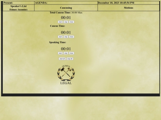 LEGAL screenshot
