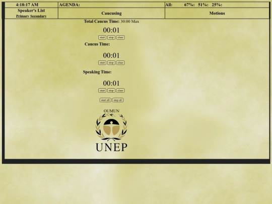 UNEP screenshot