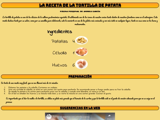 personalpage screenshot