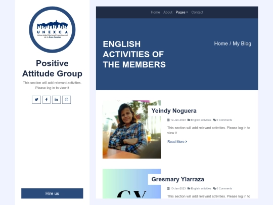 blog screenshot