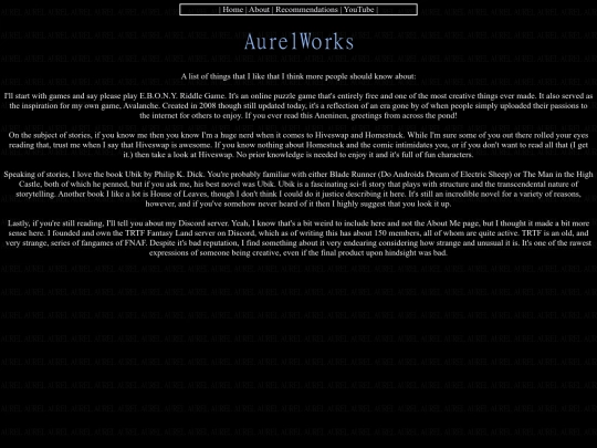 recs screenshot
